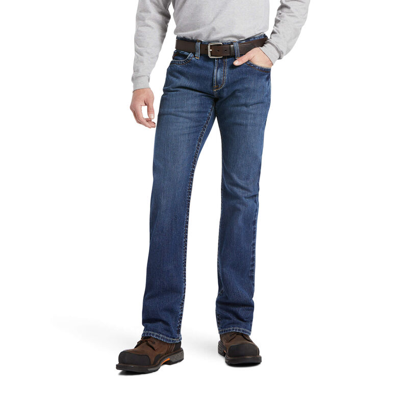 Pantalones Vaqueros Ariat Fr M7 Slim Durastretch Basic Straight Azules Hombre - Chile 106-HMZUJT